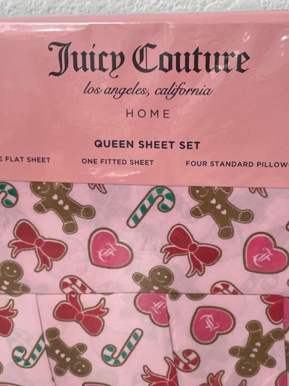Juicy Couture Gingerbread Queen Sheet Set
